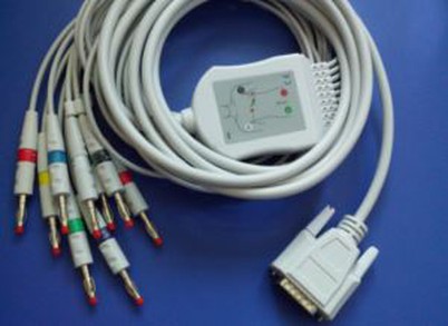 Нихон Кохден БА 902Д 10леад ЕКГ-кабл са Леадвирес ИЕЦ, банана из Кине без Ресистор