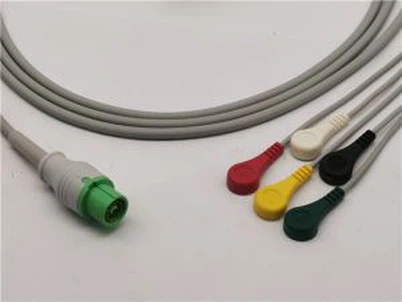 Mindray kompatibilan 12-pinski ECG kabel adaptera 5 vodi na pucanje